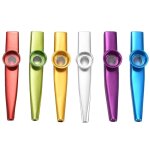 Set de 6 couleurs m�tal kazoo instruments bon compagnon pour une guitare ukul�l� grand cadeau pour enfants ...