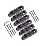 Premium set de 6 sacoches de pont de selle simple, tournevis de guitare electrique