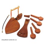 Set accessoires lutherie en bois tropical de jujubier garniture pour entretien rparation violon 4 / ...