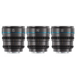 Set d'objectifs cin�ma manuels sirui night walker s35 24mm / 35mm / 55mm t1. 2 � grande ouverture pour ...