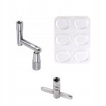 Set de pads de sourdine pour caisse claire transparents