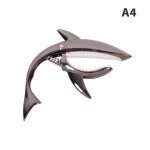 Shark guitar capo en alliage de zinc, pince universelle a changement rapide pour guitare acoustique electrique ...