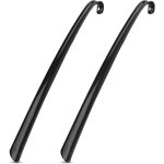Shiba - lot de 2 chausse - pieds longs en plastique - 43 cm - noir - confortable et durable - pour hommes, ...