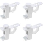Shiba - 4 pièces support de support de pince porte - rideaux, support de support de pince porte - rideaux, ... Shiba - 4 pièces support de support de pince porte - rideaux, support de support de pince porte - rideaux, ...