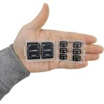 Shiba - lot de 6 cartes micro sd 8go classe 10 u1 pour camras embarques 1080p, appareils photo, imprimantes ...