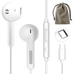 Shiba - ecouteurs filaires usb c de type c - ecouteurs intra - auriculaires filaires avec micro et contrle ...