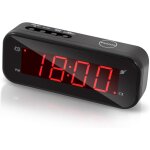Shiba - petite horloge numérique à piles - horloge de bureau led - fonctionne avec piles uniquement - ... Shiba - petite horloge numérique à piles - horloge de bureau led - fonctionne avec piles uniquement - ...