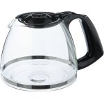 Shiba - verseuse 1. 25l noire, 15 tasses, compatible avec cafetire subito, principio, delfini plus, ...
