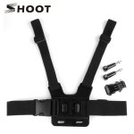 Shoot double side r�glable harnais chest strap mount pour hero gopro 5 4 3 sjcam xiaomi yi 4k eken h9 ...