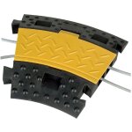 Showtec prot�ge - c�bles angle 30 2 canaux - prot�ge - c�bles d�angle pour passages de plancher - 2 ...