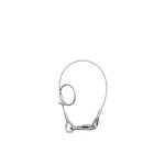 Showtec saveking c�ble de s�curit� 5mm avec frein max 60 kg 0. 6m