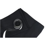 Showtec skirt for stage elements jupe de sc�ne noire non pliss�e 6 m x 80 cm