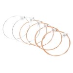 Shuffle 6pc folk guitare corde acier au carbone résistant a la rouille cuivre rouge Shuffle 6pc folk guitare corde acier au carbone résistant a la rouille cuivre rouge