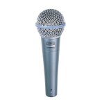Shure beta 58a - microphone dynamique super cardiode - micro de chant