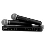 Shure blx288 / pg58 m17 - syst�me double micros main - capsule dynamique cardio�de pg58 - fr�quences ...