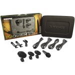 Shure pga drumkit 4 - noir - kit microphones pour batterie - microphones dynamiques - directivit� cardio�de ...
