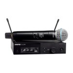 Shure slxd24e - b58 - j53 - syst�me sans fil num�rique - gamme j53 (562 - 606 mhz) - micro a main beta58a ...