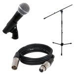 Shure sm58 se micro de chant avec c�ble et pied