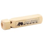 Sifflet de train en bois massif 4 tons, sifflet en bois d'amant de jeu de r�le pour f�te educative