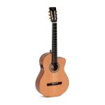 Sigma cmc - ste - guitare classique 4 / 4 pan coup� - table c�dre massif - touche micarta - naturelle ...