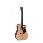 Sigma dmc - 1e - guitare electro - acoustique - naturel brillant