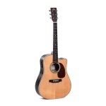 Sigma dtc - 28he - guitare electro - acoustique dreadnought - naturel brillant