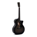 Sigma gmc - ste - bkb - guitare electro - acoustique - noir d�grad� satin�