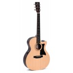 Sigma gtce - guitare electro - acoustique - naturel satin�