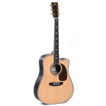 Sigma guitars dtc - 41e guitare electro acoustique dreadnought avec housse