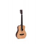 Sigma tm - 12e - guitare electro - acoustique de voyage - naturel ( + housse)