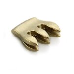 Silencieux de violon en m�tal a trois broches pour accessoires de pratique du violon, dor�