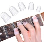 Silicone finger protection guitare, 40 pièces 5 tailles anti - slip rubber finger Silicone finger protection guitare, 40 pièces 5 tailles anti - slip rubber finger