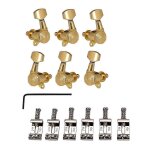 Sillets de chevalet de guitare electrique + chevilles d'accord de cordes verrouilles pour st
