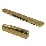 Sillet de chevalet et selle de guitare acoustique 6 cordes en laiton Sillet de chevalet et selle de guitare acoustique 6 cordes en laiton