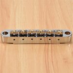 Silver tune - o - chevalet de selle a rouleaux electrique lp chevalet de guitare electrique cor�e