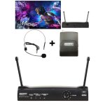 Simple micro - serre - tte + emetteur de poche pt uhf ? freq 642. 75 mhz