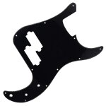 Single layer black 11 hole bass pickguard scratch plate pick guard pour 4 cordes american / mexican st ... Single layer black 11 hole bass pickguard scratch plate pick guard pour 4 cordes american / mexican st ...