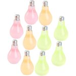 Sjzg - 10 pièces mini ampoules fluorescentes décoratives résine diy modèles lumineux tridimensionnels ... Sjzg - 10 pièces mini ampoules fluorescentes décoratives résine diy modèles lumineux tridimensionnels ...