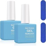 Sjzg - 2pcs dissolvant de vernis a ongles en gel, 15 ml gel remover avec lime a ongles, blooming gel, ... Sjzg - 2pcs dissolvant de vernis a ongles en gel, 15 ml gel remover avec lime a ongles, blooming gel, ...