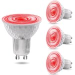 Sjzg - ampoule led gu10 couleur rouge, 5w mr16 lampe led rouge non dimmable, angle de faisceau 120, halogène ... Sjzg - ampoule led gu10 couleur rouge, 5w mr16 lampe led rouge non dimmable, angle de faisceau 120, halogène ...