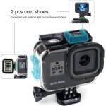 Sjzg - botier etanche pour gopro hero 8 noir avec 4 filtres de plonge, botier de plonge sous - marine ...