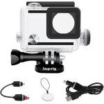 Sjzg - bo�tier etanche rechargeable pour cam�ra de sport ext�rieure gopro hero 4 hero 3 + hero3 pour ...