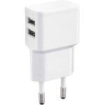 Sjzg - chargeur secteur dual usb charger 12w / 2400ma pro series universelle adapte pour tlphone portable, ...
