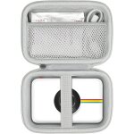Sjzg - dur cas etui de voyage housse porter pour polaroid snap touch appareil photo (fermeture eclair ...