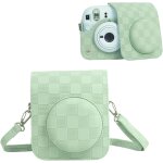 Sjzg - housse pour appareil photo compatible avec fujifilm instax mini 12, sac de transport style damier ... Sjzg - housse pour appareil photo compatible avec fujifilm instax mini 12, sac de transport style damier ...