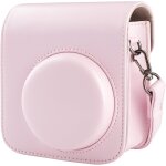 Sjzg - housse pour instax mini 12, de housse protection en cuir pu compatible avec appareil photo instantan ...