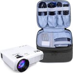 Sjzg - sac pour mini projecteur xuanpad, dr. q, apeman et qkk, sacoche pour mini videoprojecteur et accessoire ...