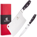 Sjzg - set de couteaux de cuisine 2 pièces couteau de boucher et couteau a fruits, couteau de chef forgé ... Sjzg - set de couteaux de cuisine 2 pièces couteau de boucher et couteau a fruits, couteau de chef forgé ...