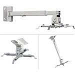 Sjzg - universel support de plafond pour projecteur inclinable + - 25 , pr� - install�, jusqu'a 20 kg ...