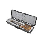 Skb 3i - 5014 - op etui avion etanche a roulettes pour guitare electrique basse loquet tsa noir
